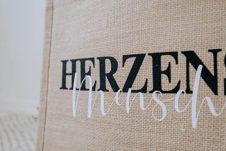 personalisierte Jute für Lieblings und Herzensmenschen - Jellies Design