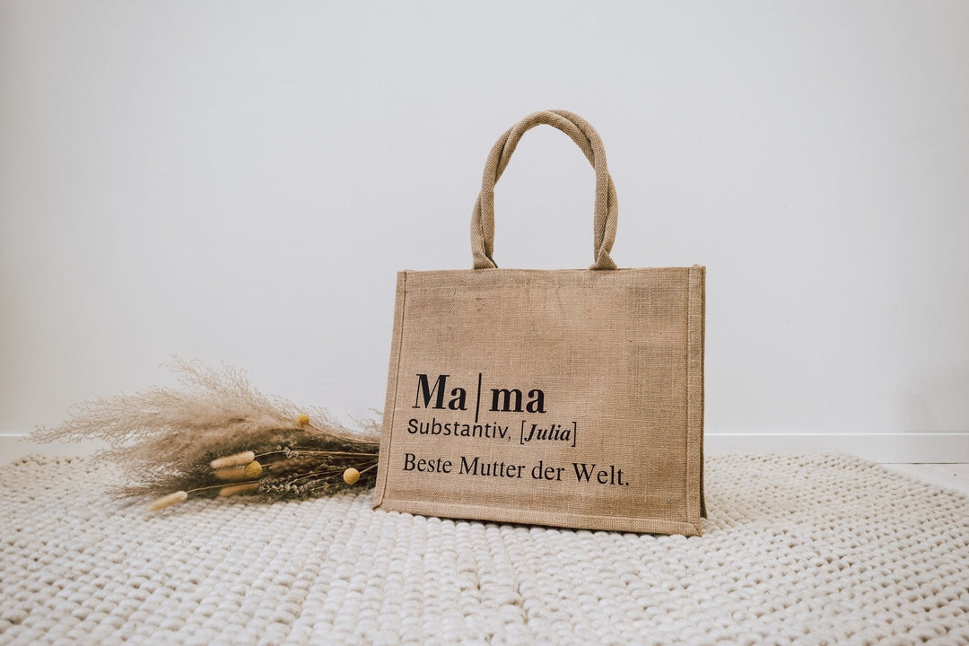 Jute-Tasche "Beste Mama der Welt" - Jellies Design