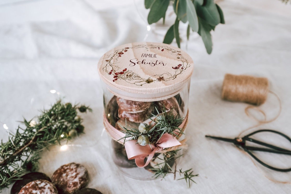 Weihnachtsgläser und Keksdosen - Jellies Design