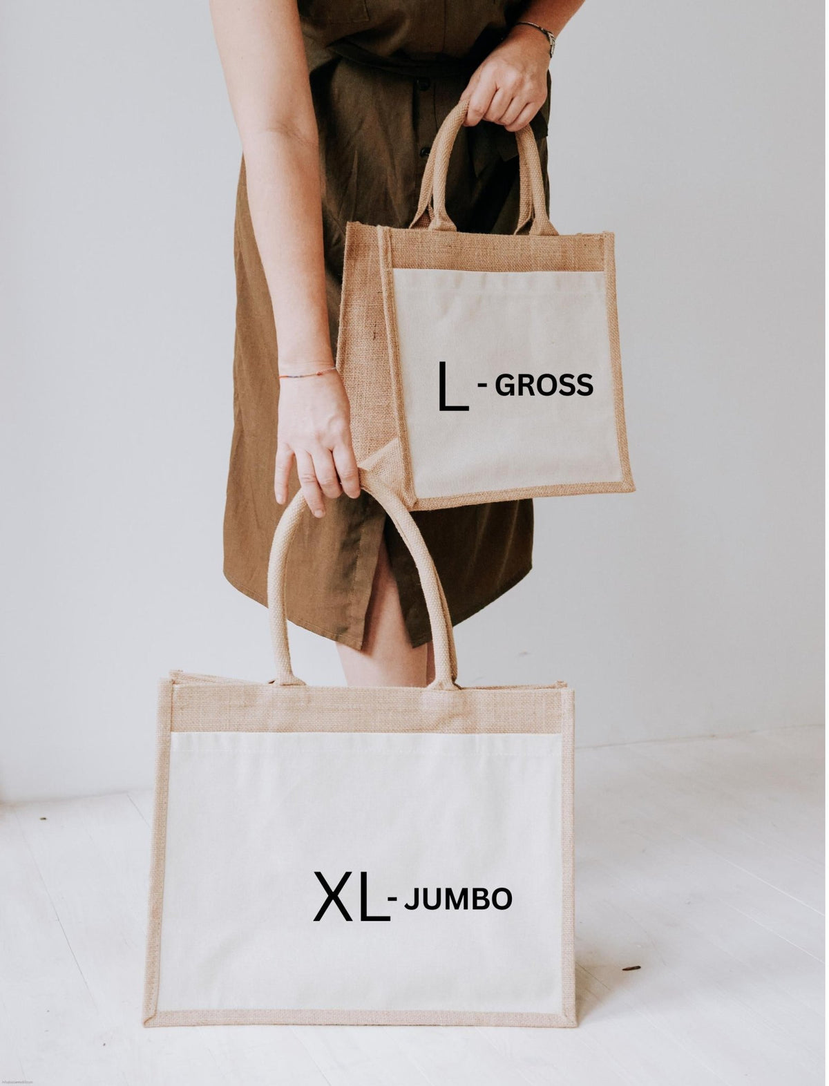 Personalisierte Jutetasche Initiale Name - Jellies Design