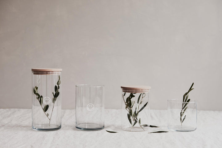Vorratsglas "Smiley" die Geschenkidee zum Danke sagen für Erzieher, Kollegen oder Kindergarten, Kita - Jellies Design
