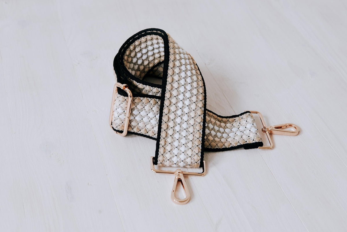 Bestickte Tragegurte mit bunten ethno Motiven, zum wechseln für Handtaschen, Crossbags oder Reisetaschen - Jellies Design