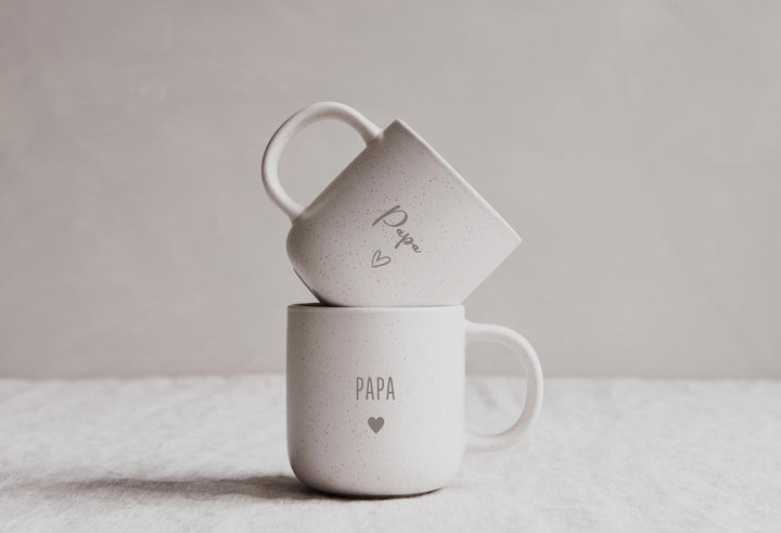 Personalisierte Steinzeug Tasse Papa - Jellies Design