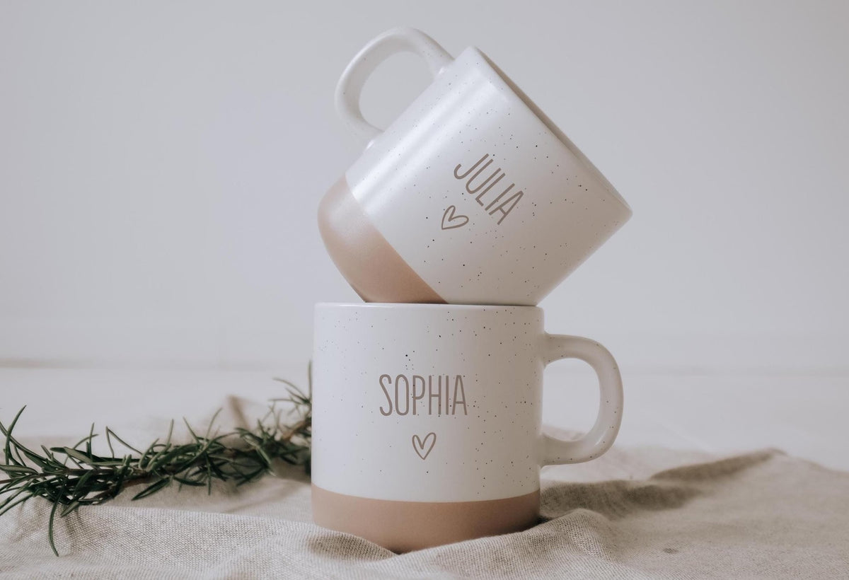 Personalisierte Keramiktasse mit deinem Namen - Jellies Design