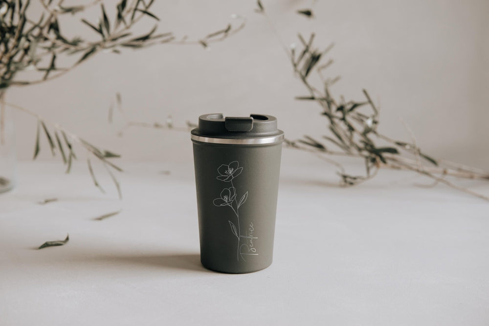 Thermobecher personalisiert mit deinem Namen - Jellies Design