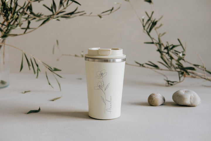 Thermobecher personalisiert mit deinem Namen - Jellies Design