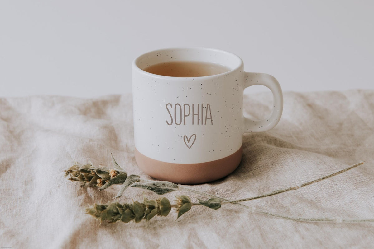 Personalisierte Keramiktasse mit deinem Namen - Jellies Design