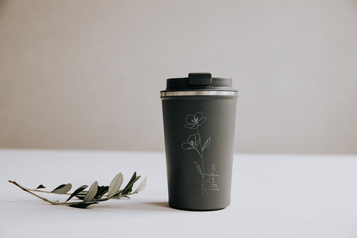 Thermobecher personalisiert mit deinem Namen - Jellies Design