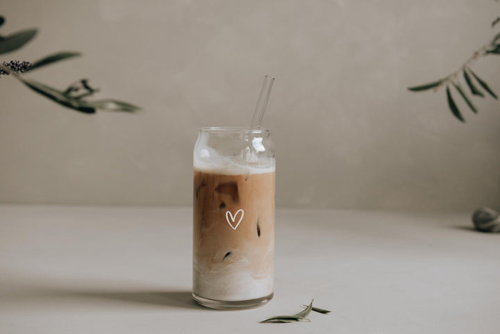Trinkglas Herz die Geschenkidee für Paare, Liebende oder den geliebten Menschen - Jellies Design