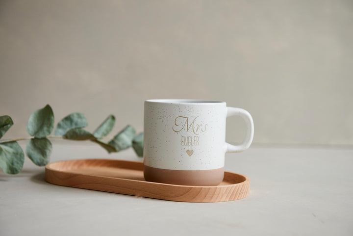 personalisierte Keramiktasse mit Wunschnamen - Jellies Design