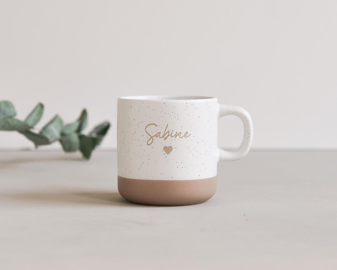 personalisierte Keramiktasse mit Wunschnamen - Jellies Design