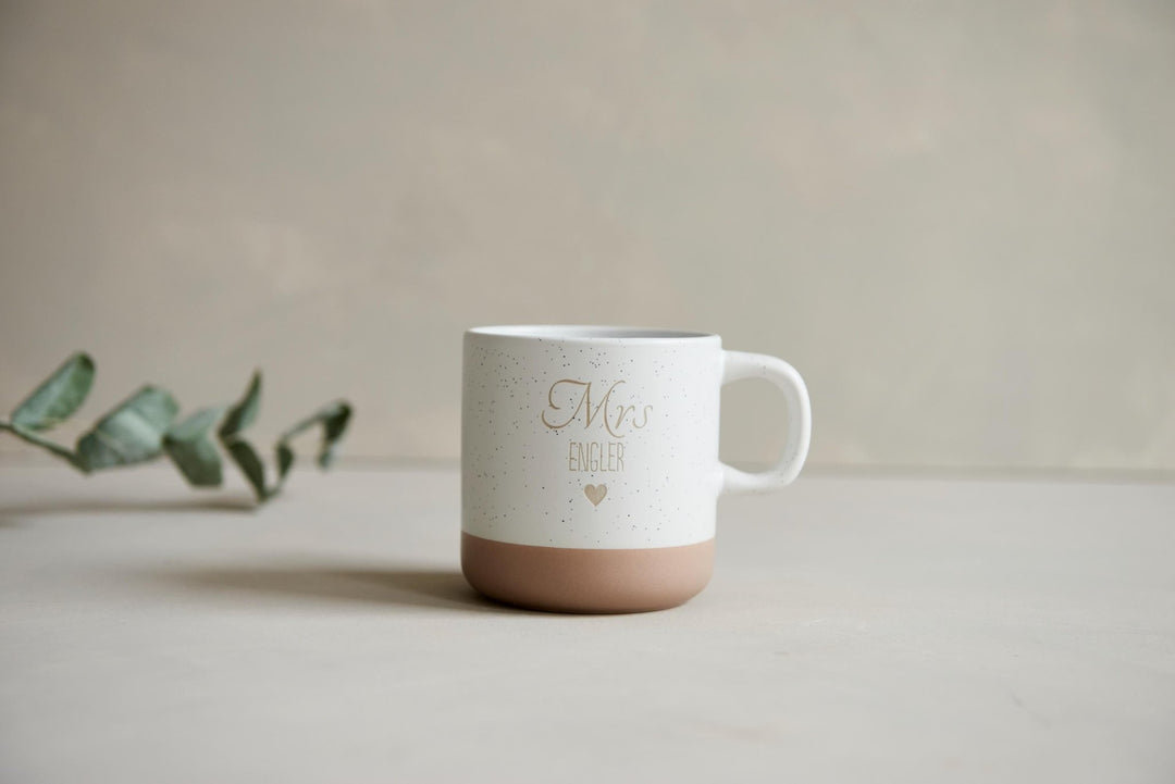 personalisierte Keramiktasse mit Wunschnamen - Jellies Design