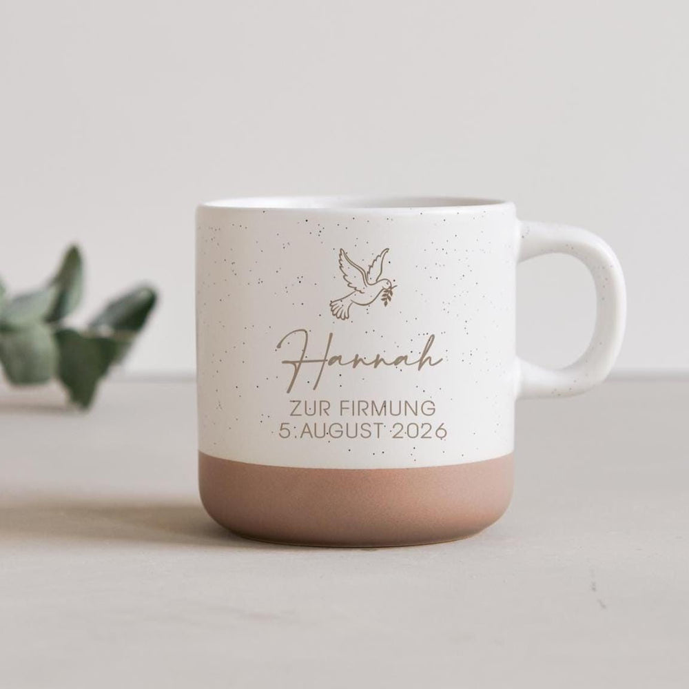 Kommunion Konfirmation personalisierte Tasse - Jellies Design