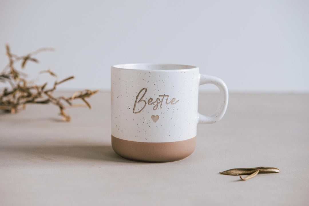 Keramiktasse Bestie – Geschenk für Freundin – Beste Freunde Geschenkidee - Jellies Design