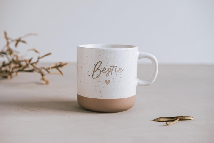 Keramiktasse Bestie – Geschenk für Freundin – Beste Freunde Geschenkidee - Jellies Design