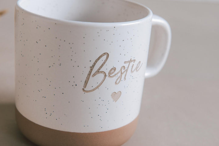 Keramiktasse Bestie – Geschenk für Freundin – Beste Freunde Geschenkidee - Jellies Design