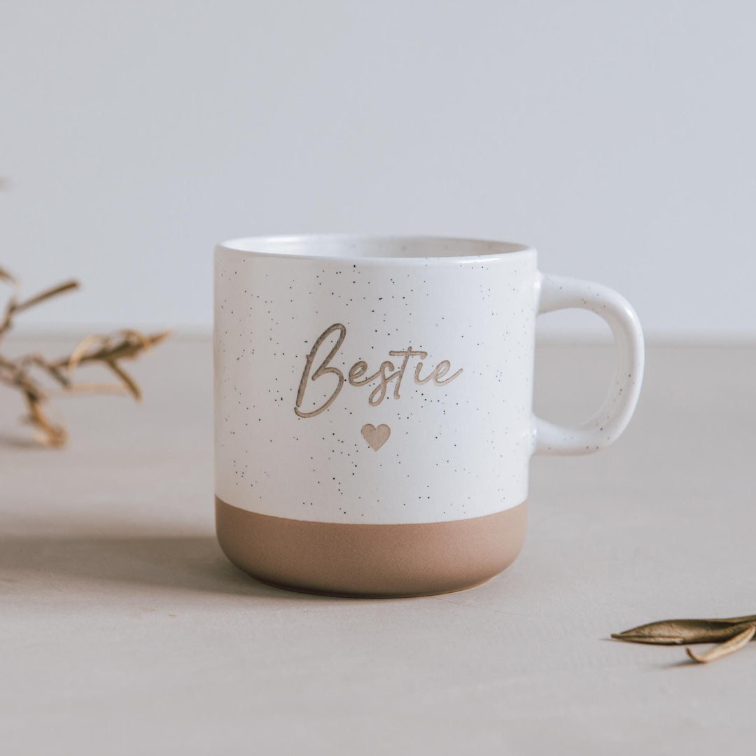 Keramiktasse Bestie – Geschenk für Freundin – Beste Freunde Geschenkidee - Jellies Design