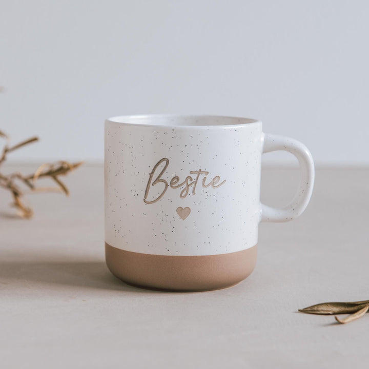 Keramiktasse Bestie – Geschenk für Freundin – Beste Freunde Geschenkidee - Jellies Design