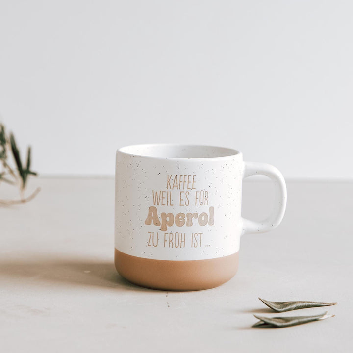 Keramiktasse Aperol – Geschenk für Freundin – Kollegin Geschenkidee - Jellies Design