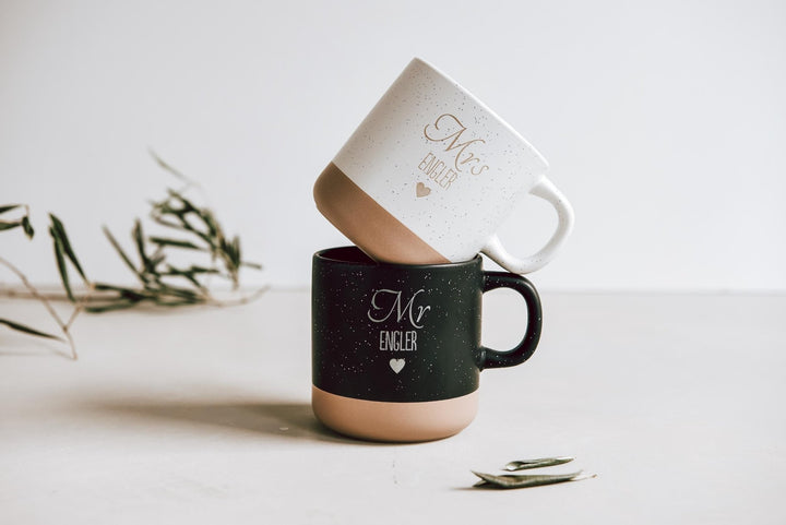 Mr & Mrs Tassen - Set personalisiert - Jellies Design