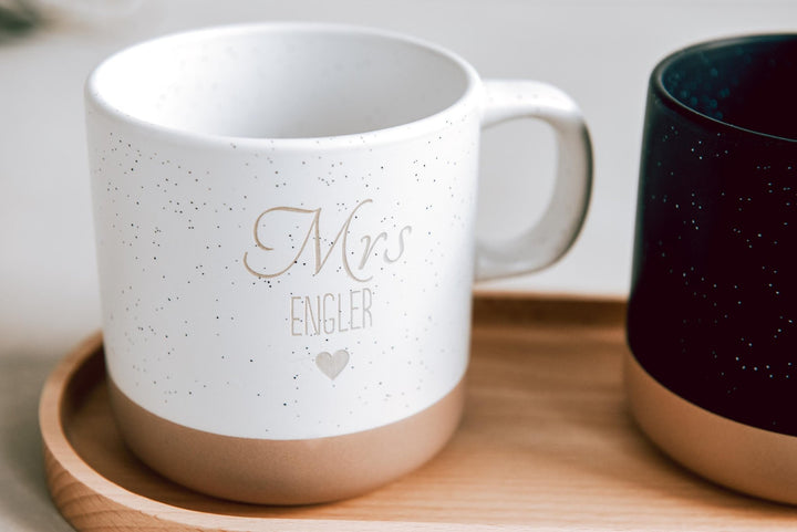 Mr & Mrs Tassen - Set personalisiert - Jellies Design