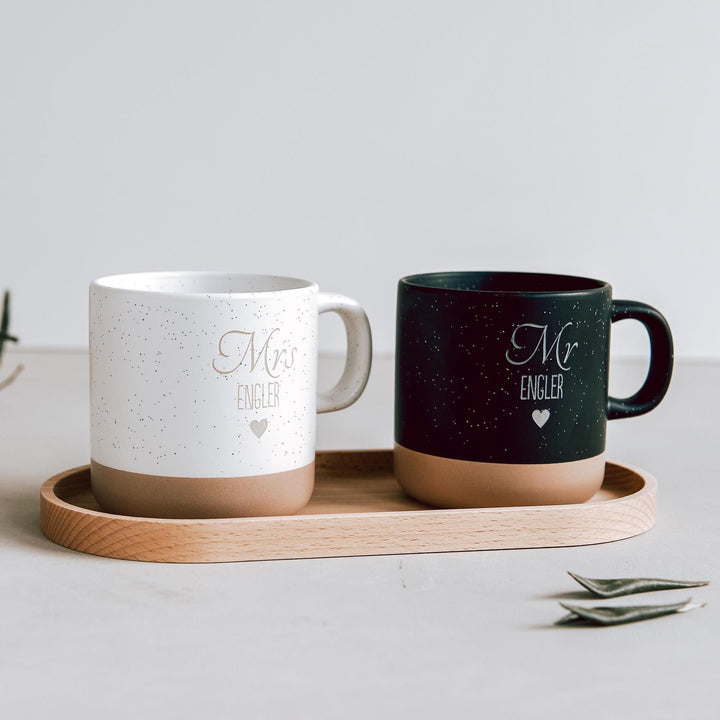 Mr & Mrs Tassen - Set personalisiert - Jellies Design