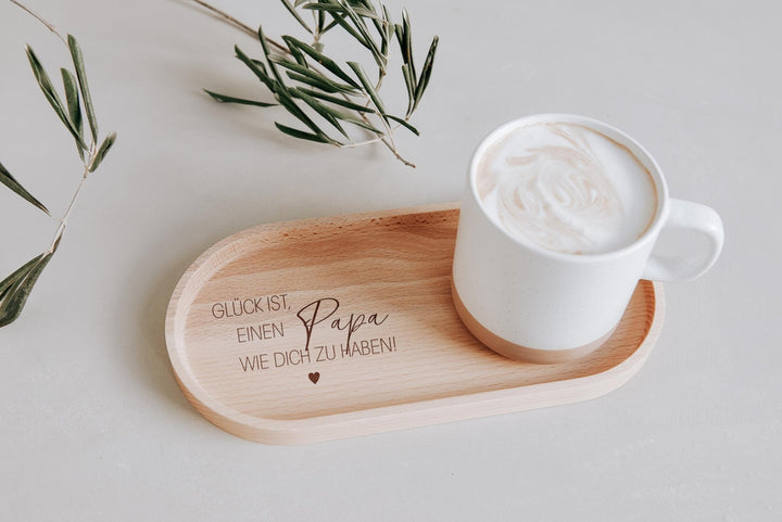Holztablett Vatertag Geschenk Papa - Jellies Design