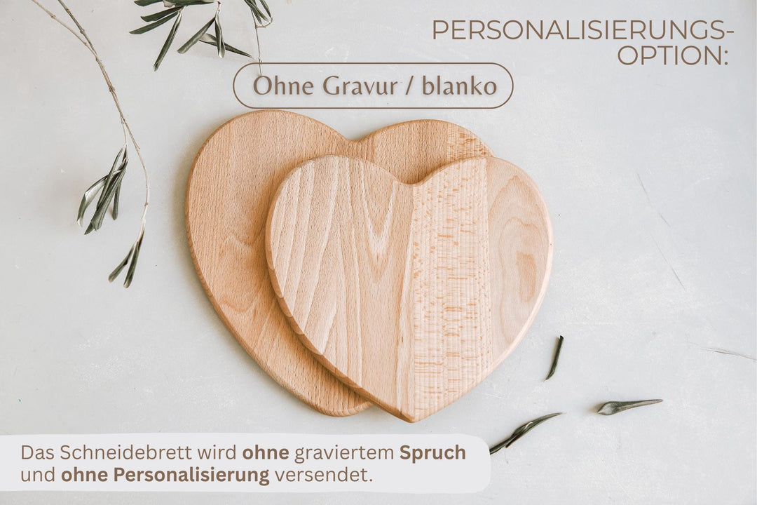 Schneidebrett Herz personalisiert - Jellies Design