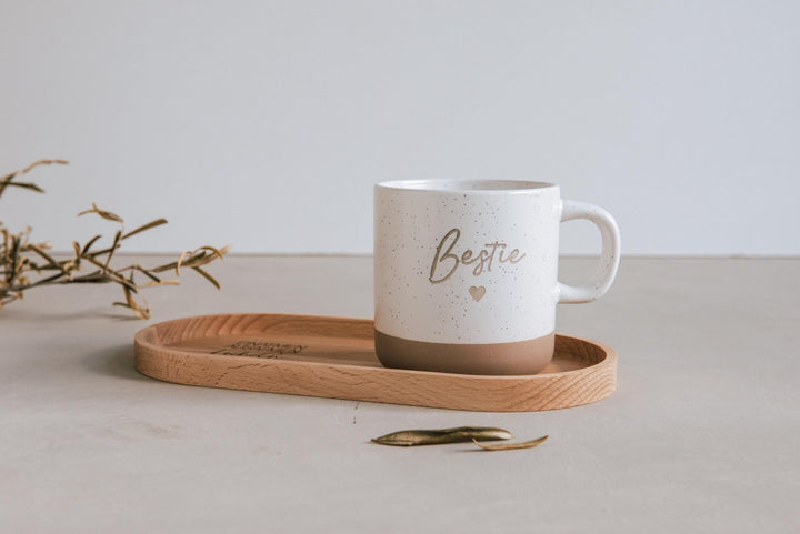 Keramiktasse Bestie – Geschenk für Freundin – Beste Freunde Geschenkidee - Jellies Design