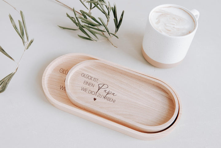 Holztablett Vatertag Geschenk Papa - Jellies Design