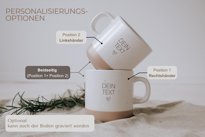 Keramiktasse "I’m coming to the cottage" in Steinzeug - Optik mit Tiefgravur, 360 ml – Geschenk für Fans der Liebhaber Serie - Jellies Design