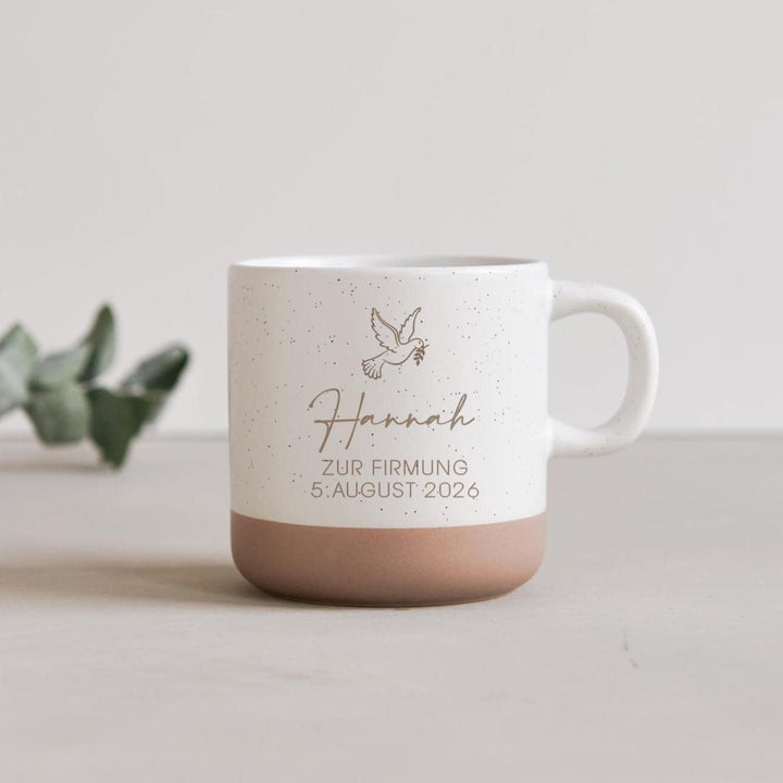 Kommunion Konfirmation personalisierte Tasse - Jellies Design