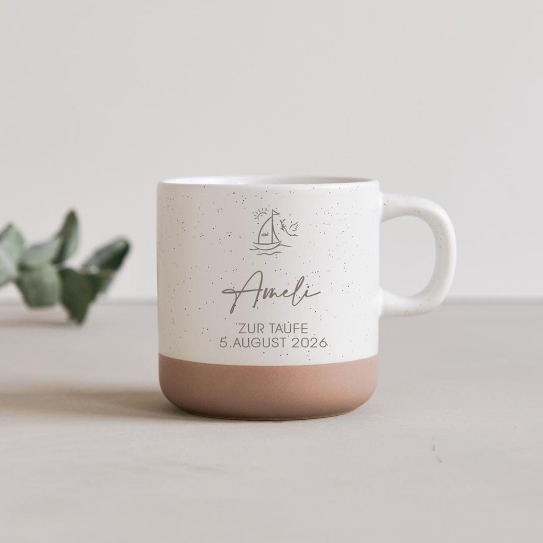 Kommunion Konfirmation personalisierte Tasse - Jellies Design