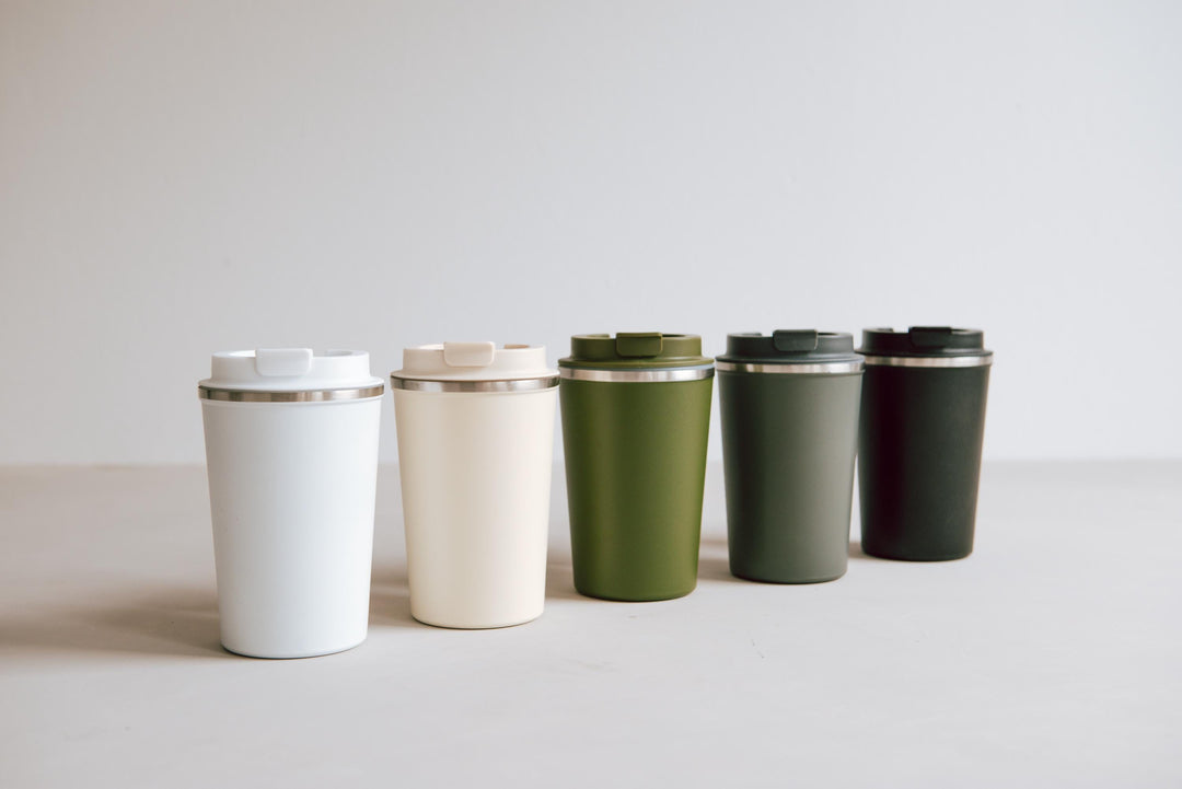 Thermobecher Edelstahl mit Gravur personalisiert, 350 ml – "Du bist gut genug" - JelliesDesign - Cups - Travel Mugs