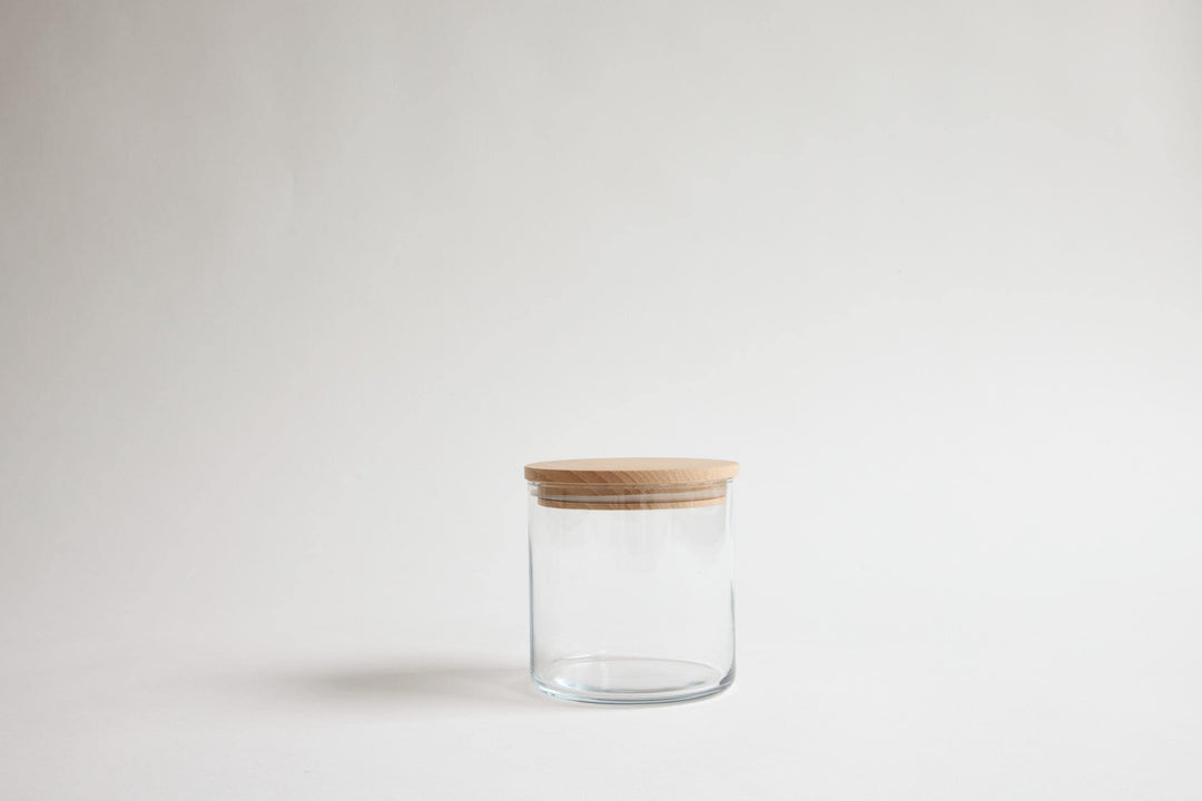 Vorratsglas Weihnachten mit Gravur, Buchenholzdeckel personalisiert - Keksglas Adventsgeschenk, Spruch &amp; Name wählbar, 4 Größen - JelliesDesign - Storage Jars - Cookie Jars