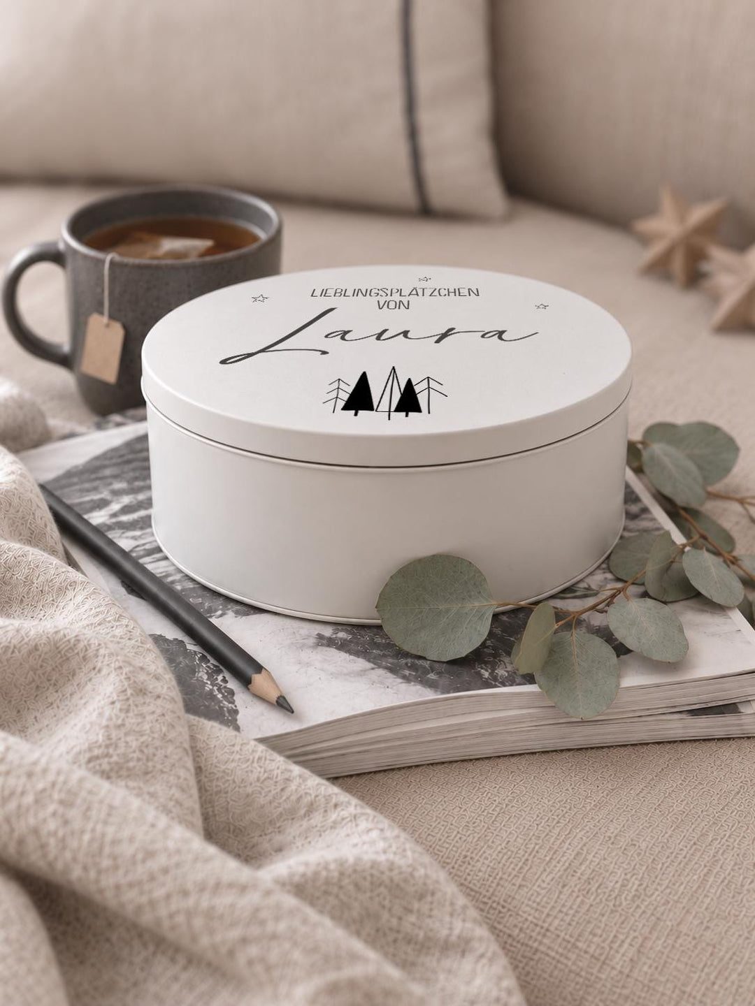 Personalisierte Keksdose mit Namen - Jellies Design