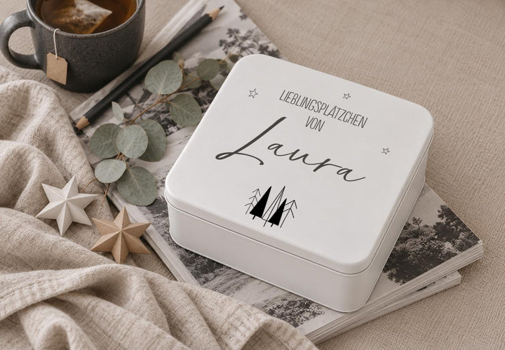 Personalisierte Keksdose mit Namen - Jellies Design
