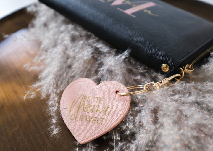 Schlüsselanhänger "Herz" zum Muttertag, personalisierbar - Jellies Design