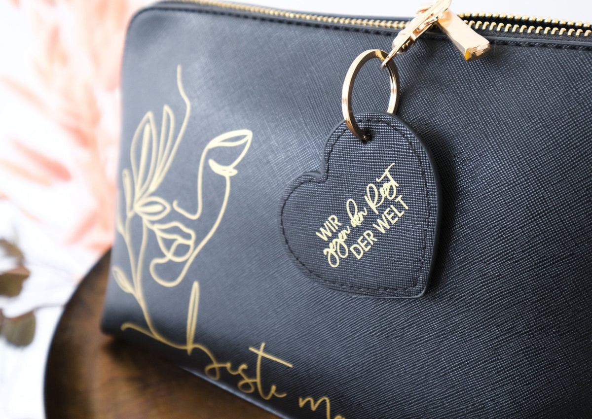 Schlüsselanhänger "Herz" für Taschen oder Schlüssel - Jellies Design