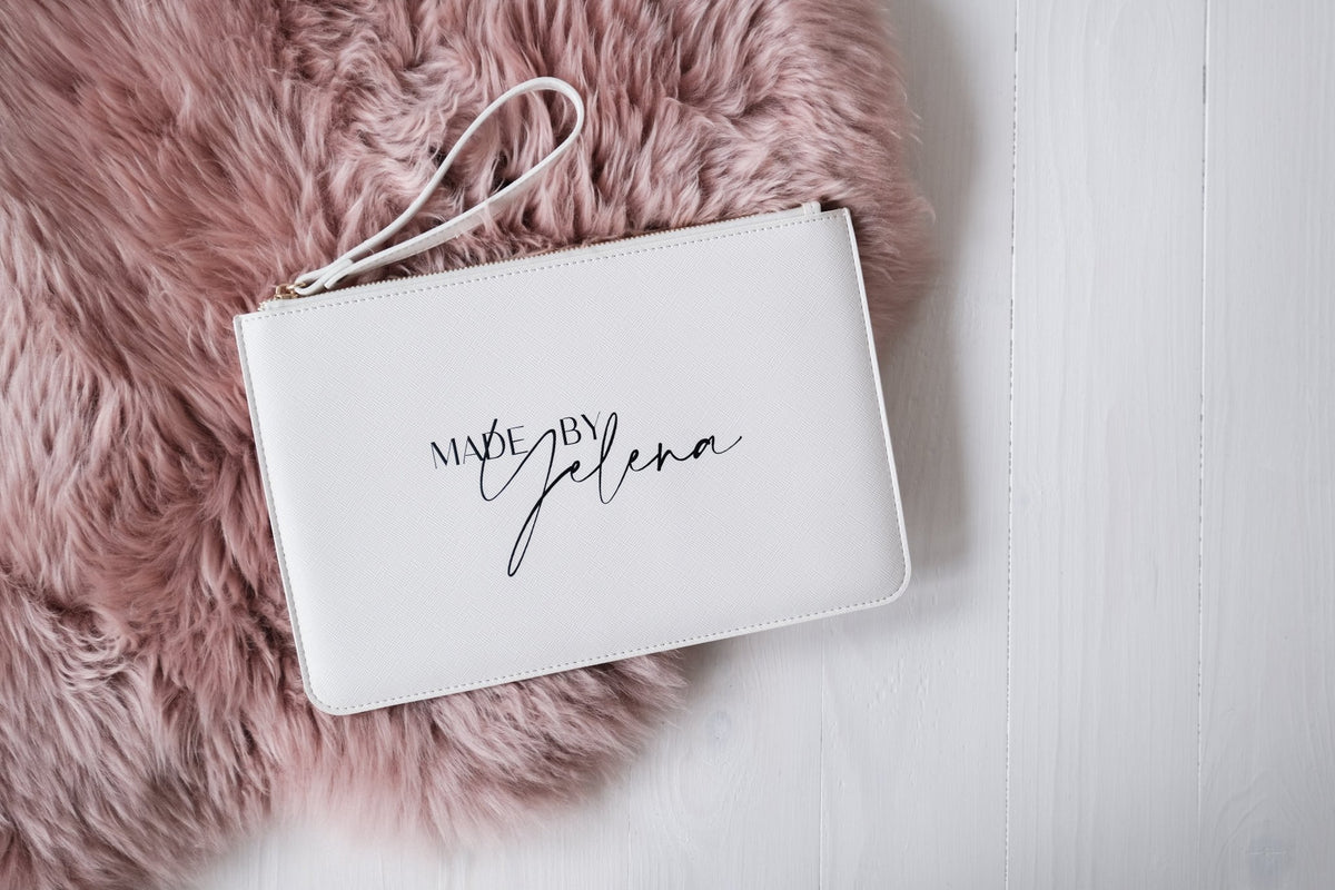 Clutch "Mrs" personalisierbar - Jellies Design