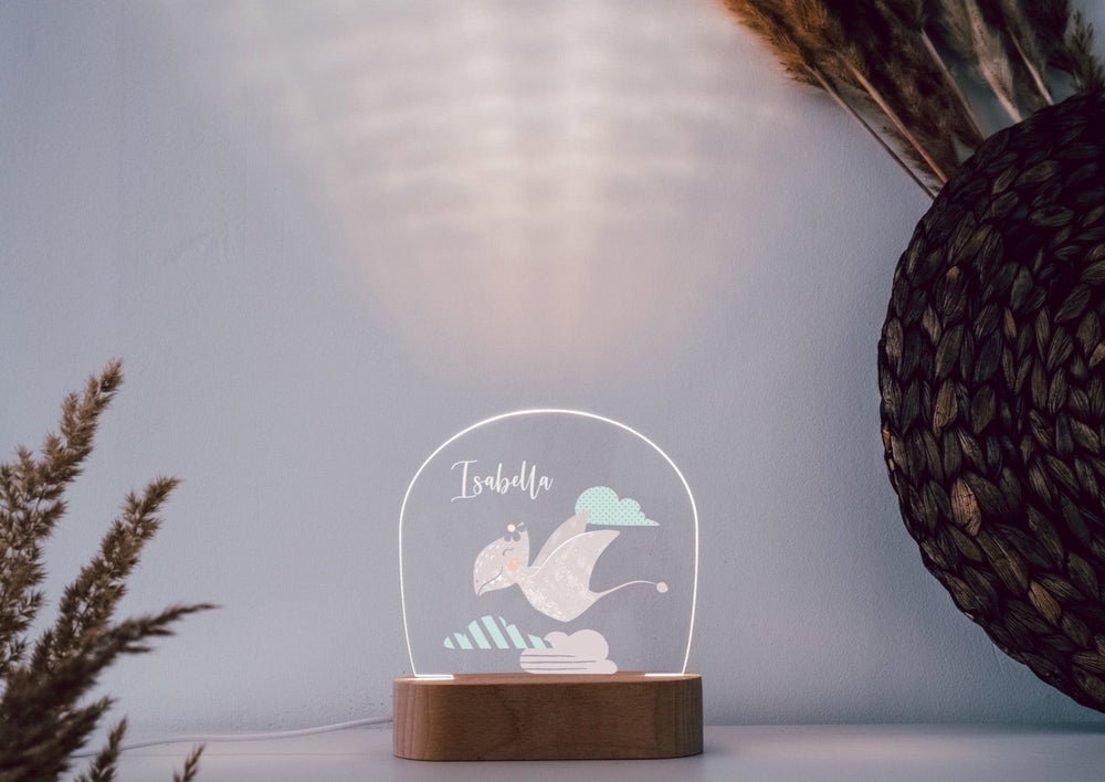 Acryl Lampe für Kinder Dinos