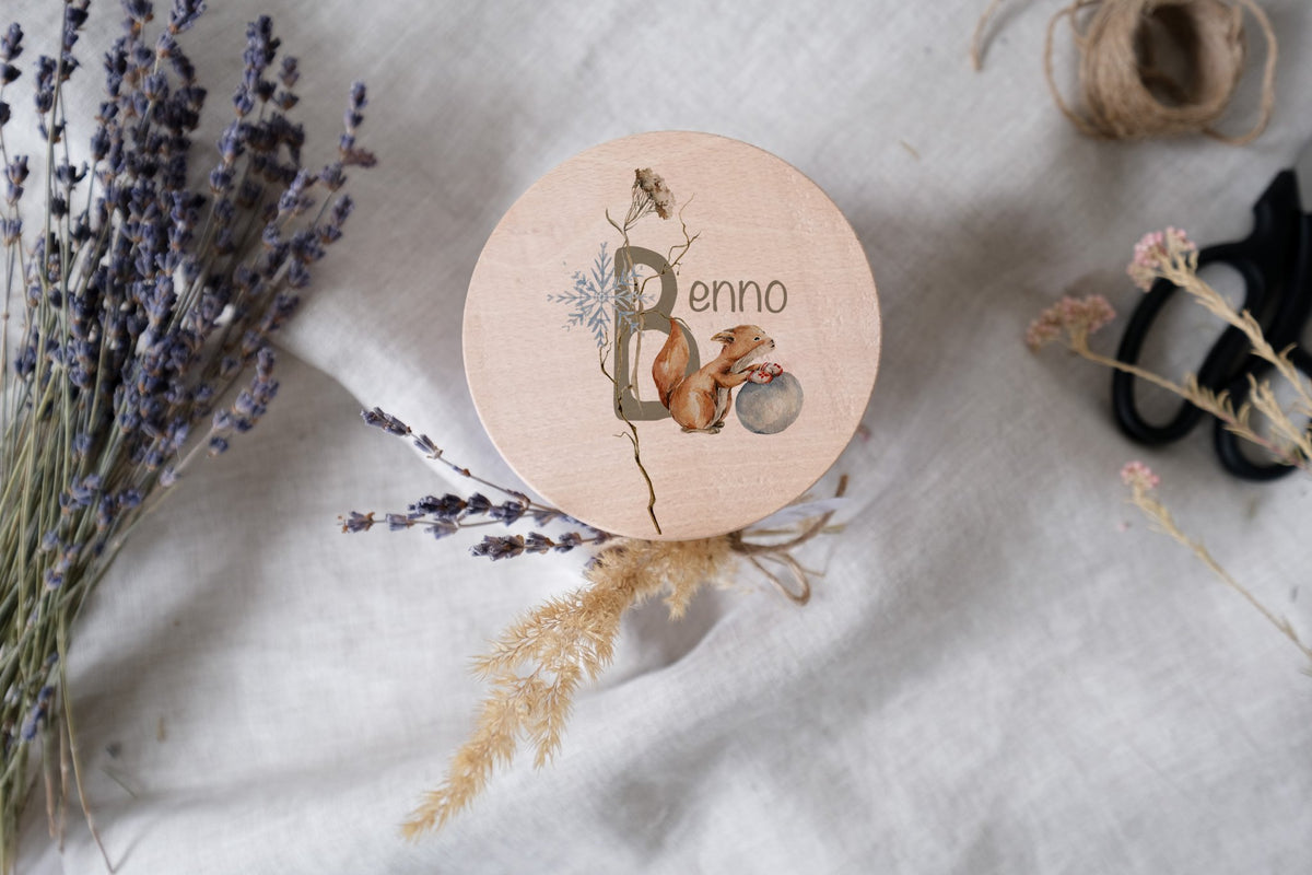 Weihnachtsgläser und Keksdosen mit Tiermotiv personalisierbar in vier verschiedenen Größen - Jellies Design