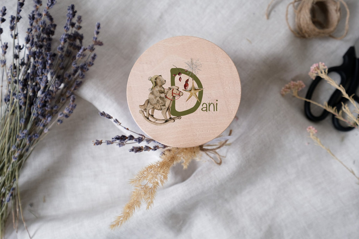 Weihnachtsgläser und Keksdosen mit Tiermotiv personalisierbar in vier verschiedenen Größen - Jellies Design