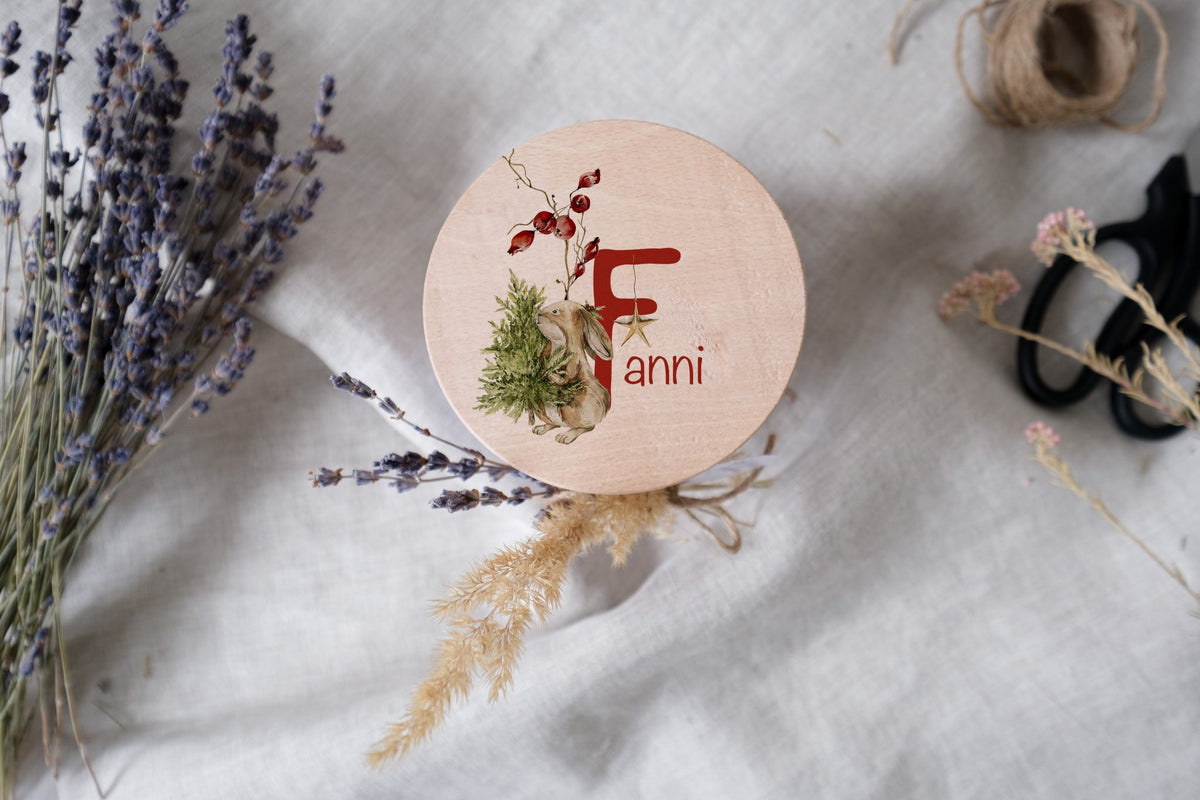 Weihnachtsgläser und Keksdosen mit Tiermotiv personalisierbar in vier verschiedenen Größen - Jellies Design
