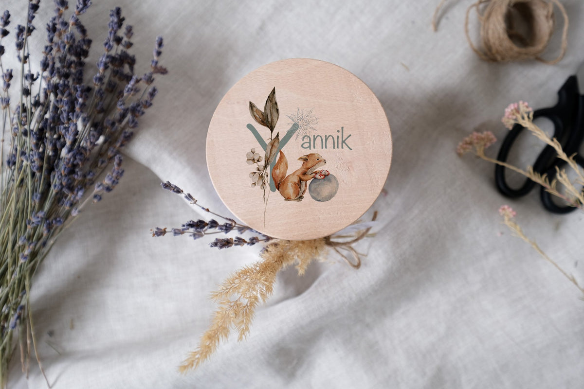 Weihnachtsgläser und Keksdosen mit Tiermotiv personalisierbar in vier verschiedenen Größen - Jellies Design