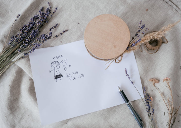Personalisiertes Vorratsglas mit Kinderzeichnung oder Wunschtext - Jellies Design