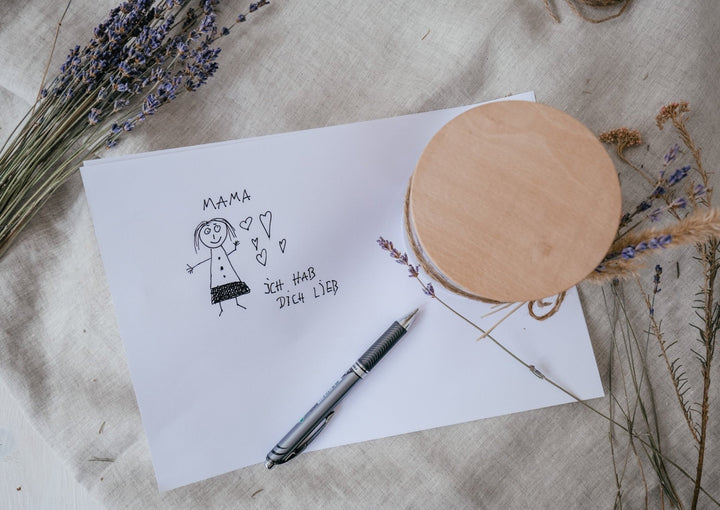 Personalisiertes Vorratsglas mit Kinderzeichnung oder Wunschtext - Jellies Design