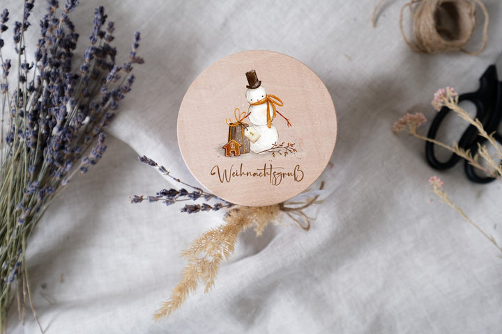 Weihnachtsgläser und Keksdosen mit Personalisierung und Tiermotiven in vier verschiedenen Größen - Jellies Design