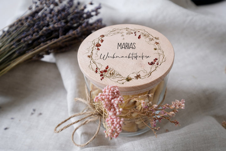 Weihnachtsgläser und Keksdosen personalisierbar in vier verschiedenen Größen - Jellies Design