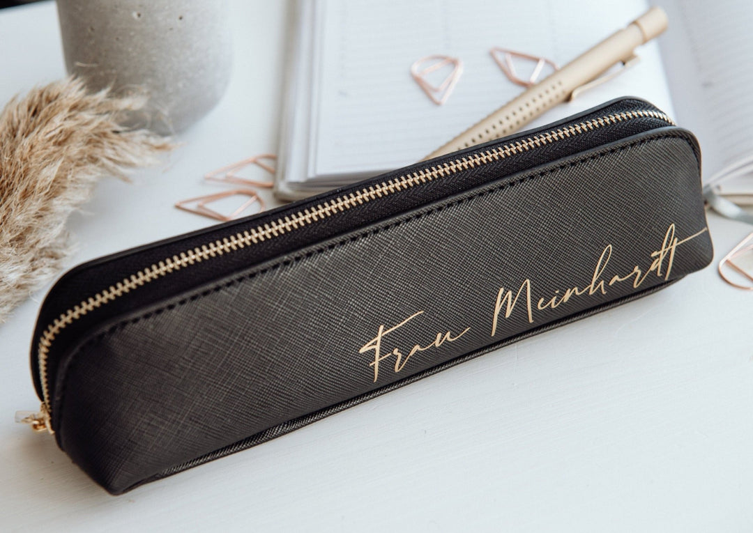 Federmäppchen personalisierbar mit geschwungener Schrift - Jellies Design